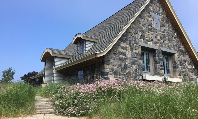 Grand Haven Casa | La casa del carro en el lago Michigan