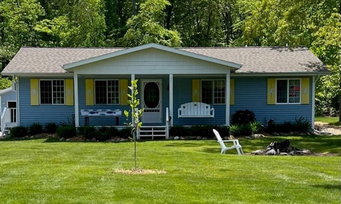Mears Cabaña | LAS VACACIONES CHUNKY MONKEY COTTAGE DUNE EN EL HERMOSO SILVER LAKE MICHIGAN