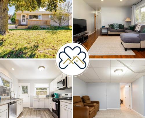 South Bend Casa | The Gold Charm - 5BR 2BA Home 1mi to ND Campus