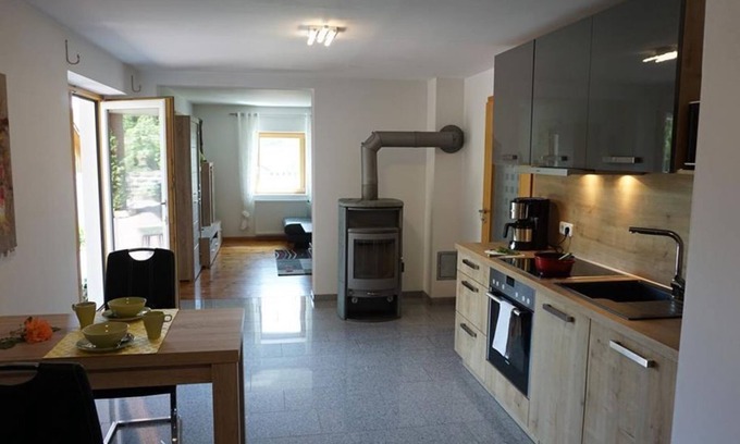 Poppenhausen Apartamento | The little one, bathroom, toilet, 1 bedroom - Apartment Öttersbach