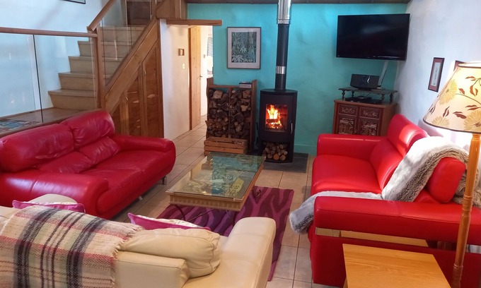 Corwen Casa | El viejo granero. 25 minutos en coche del parque nacional de Snowdonia. Características originales del siglo XVIII