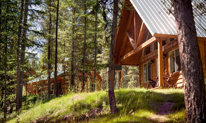 Martin City Cabina | EL RIDGE EN GLACIER, MONTANA | Cinco cabañas de montaña | Cabina # 3