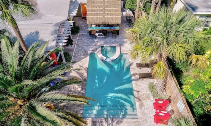 Indian Rocks Beach Cabaña | The Seaside Cottages are located just across the street from Indian Rocks Beach!