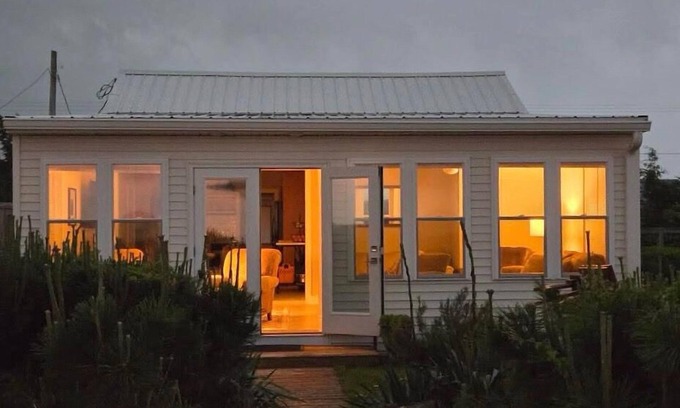 Slaughter Beach Casa | FRENTE AL MAR Cabaña Apto para Familias Arena y Surf