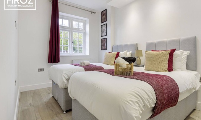 Rushmoor District Apartamento | De Lujo-Apartamento-Baño Privado