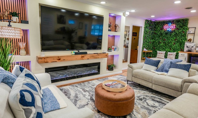 Providence Forge Casa | The Vibe: 3BR- Wedding-Ready Retreat with King Comfort & Fire Pit on 10 acres