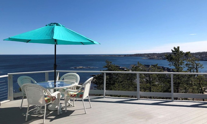 Rockport Casa | The View: A classic New England cottage with panoramic ocean views.
