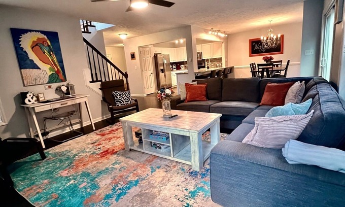 Pine Forest Casa | The Waypoint, 4BR/7Beds/2.5Bath Travel Themed Vacation Home adjacent to FT Bragg