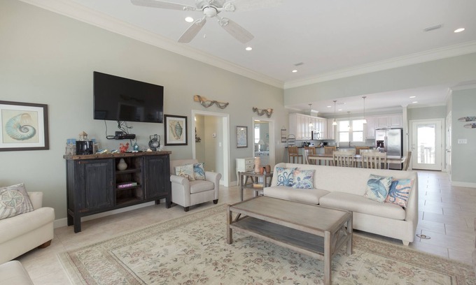 Dauphin Island Casa | ¡No se pierda las hermosas vistas del Golfo en nuestra casa de 4 dormitorios!