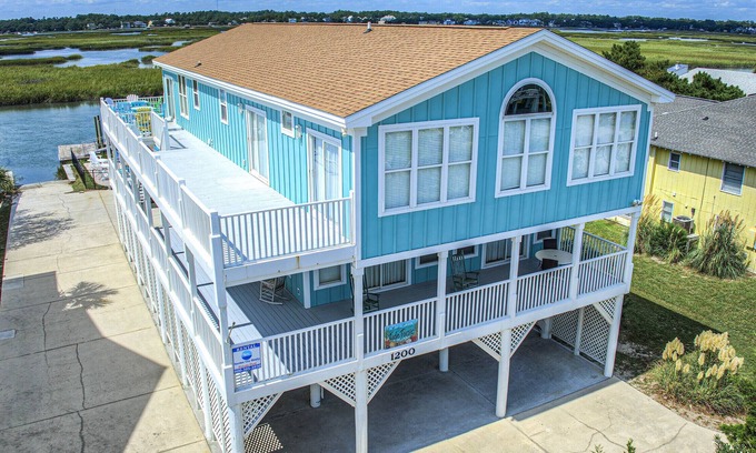 Murrells Inlet Casa | Tide Tonic - Six Bedroom, Six Bath Channel Front Beach House