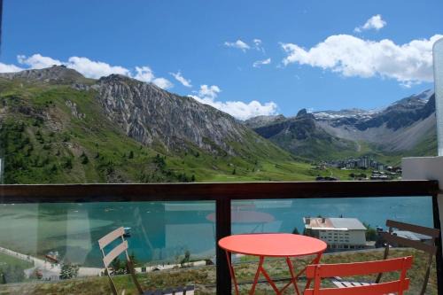 Tignes le Lac Apartamento | Tignes Joli Studio avec vue imprenable sur le lac