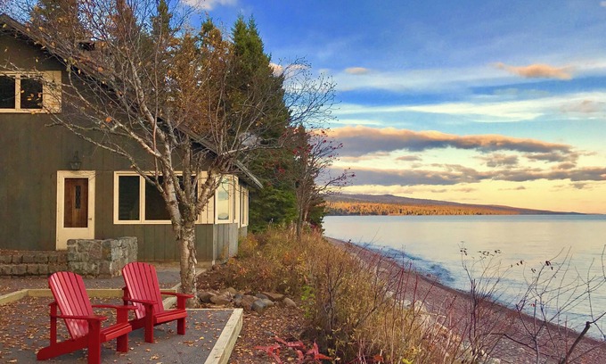 Lutsen Cabaña | Lake Superior Beach Chalet entre Lutsen y Grand Marais