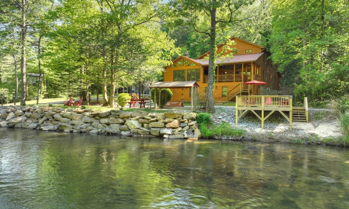 Blue Ridge Cabina | CABINA FANTÁSTICO CON ACCESO FÁCIL REALMENTE AL TOCCOA RIVER !!!