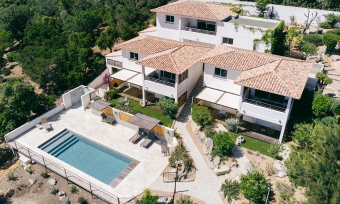 Sainte-Lucie-de-Porto-Vecchio Apartamento | Très belle Résidence vue mer et piscine chauffée - BACCALOCATION