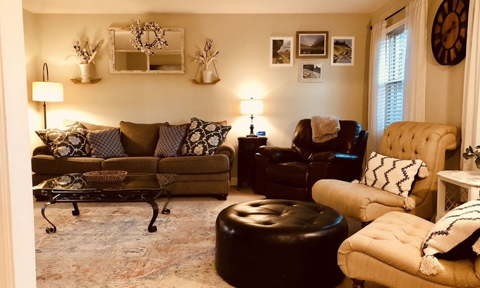 Cleveland Casa | Tranquil Wooded Home Near Lee, Shopping, Greenway