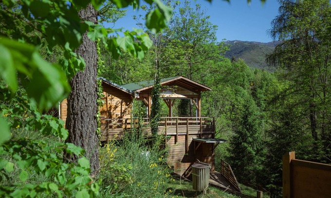 Prats-de-Mollo-la-Preste Casa | Casa en el árbol "Lodge En Pleine Foret Domaniale
