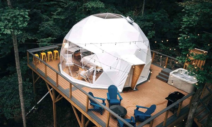 Tigerville Apartamento | Treetop Getaway w/ Hot Tub Peaceful retreat