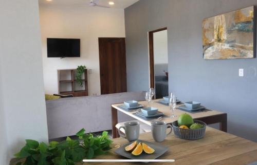 Barra de Navidad Apartamento | Tritón Apartment, ground floor and pool
