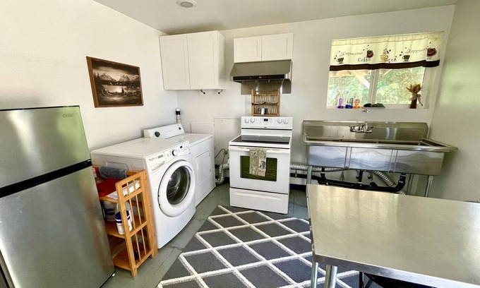 Manchester Cabaña | Twin Creeks Cottage - Casa de huéspedes privada y tranquila cerca de la playa