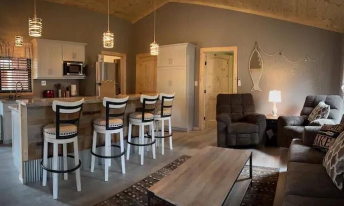 Sylvan Beach Cabaña | Twin Getaway Cottages Sunset