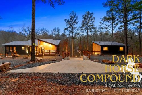 Broken Bow Casa | Two Gorgeous Cabins with Basketball Court in Broken Bow, Oklahoma