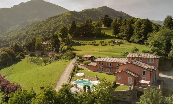 Torre Pellice Apartamento | Apartamento-Superior-Baño privado con ducha-Vista al Jardín-CIELO