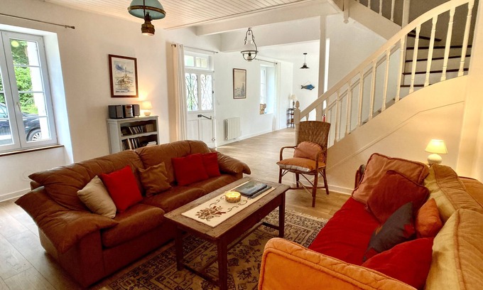 Moelan-sur-Mer Casa | TY AR STIVELL, the balance between land and sea 4-7PERS, MOELAN / SEA, WIFI, BEACHES