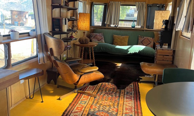 San Marcos Alquiler De RV | Unique Boutique Airstream Spartan in a Lavender Oasis