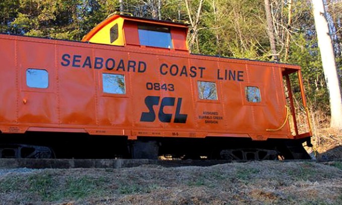Clyde Casa | Unique Caboose Accommodation for a Getaway near Asheville, North Carolina