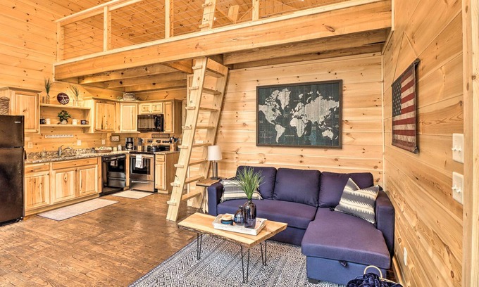Newnata Cabina | Unplug by Greers Ferry Lake: Cabin w/ Views!