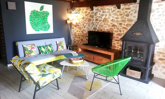 Latour-Bas-Elne Casa | Casa de pueblo insólita a 3 minutos del mar.
