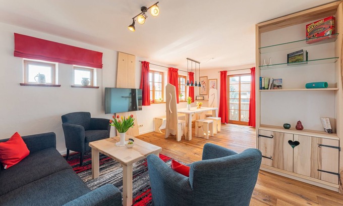 Eggstatt Apartamento | Vacation apartment "Stefania" 80sqm, 2 bedrooms, balcony