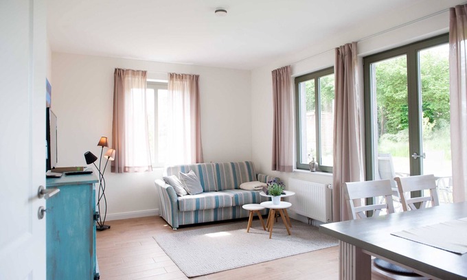 Sarkwitz Apartamento | Apartamento Wiesenblick, Terraza - Apartamento Spieß