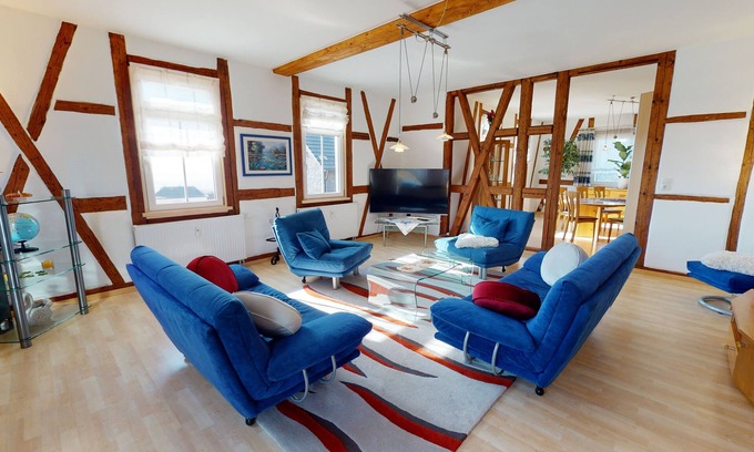 Sonneberg Apartamento | Vacation apartment with 115 sqm living space on the first floor