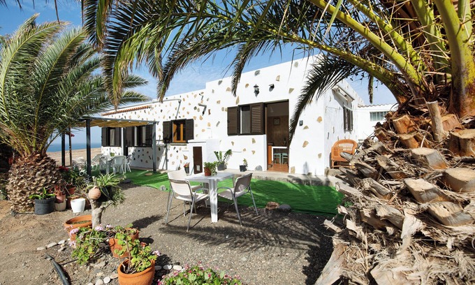 Pájara Casa | Casa de vacaciones 'Apartamento La Solapa' con vistas a la montaña, jardín compartido y Wi-Fi