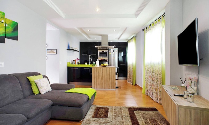 Las Vegas Casa | Casa de vacaciones 'Atico Las Vegas' con vistas al mar, bañera de hidromasaje y Wi-Fi