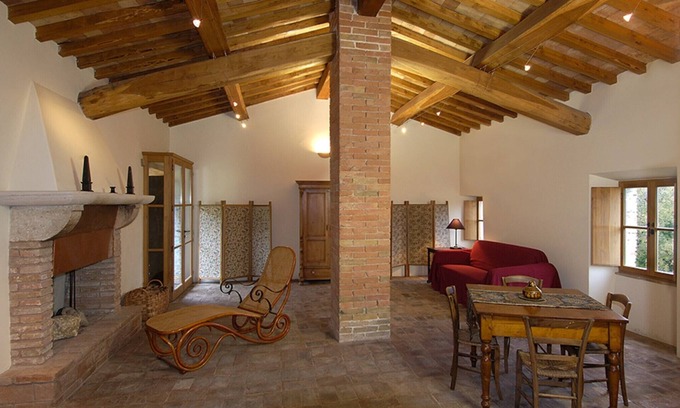 Amelia Apartamento | Histórico, restaurado Borgo con pequeña iglesia, amplia naturaleza + priv. lago