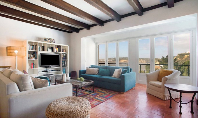 Sao Martinho do Porto Casa | Casa de vacaciones "São Martinho All The Best" con vistas al mar, piscina compartida y Wi-Fi