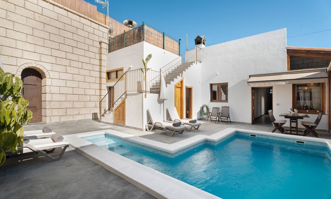 Fasnia Villa | Villa de vacaciones 'Casa América' con vistas al mar, Wi-Fi y aire acondicionado