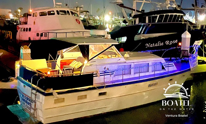Ventura Casa | Ventura Boatel Stay on a boat in the best location in Ventura Harbor Great Views