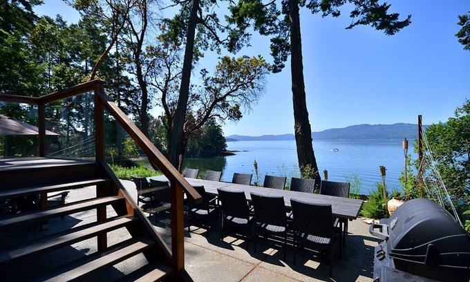 North Saanich Casa | Victoria Área Deep Cove frente al mar 5 dormitorios de vacaciones Casa Privada
