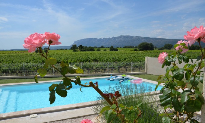 Pourrieres Villa | Ver Sainte Victoire, gran apartamento nuevo con piscina cerca de Aix-en-Provence