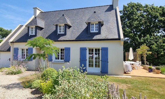 Concarneau Villa | Villa playa 300m de arenas blancas tiene Concarneau - Wi fi, jardín