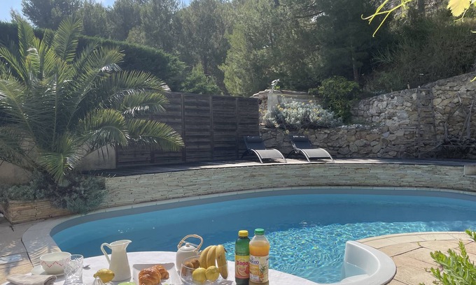 Ensues-la-Redonne Casa | Villa 5 Chambres Avec Piscine