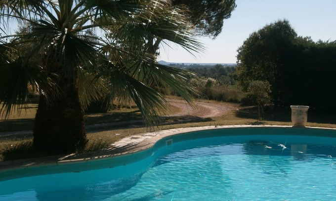 Serviers-et-Labaume Villa | Villa 8/9 p muy cómodo espléndida vista de Uzès