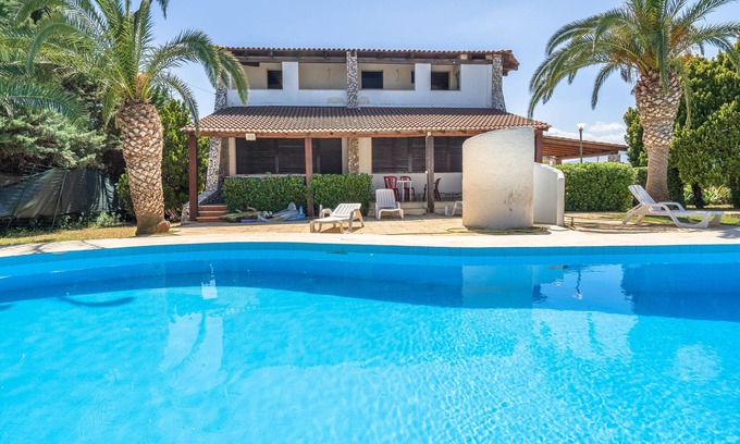 Fontane Bianche Villa | Villa "Bes Beach - Villa Con Piscina" con vistas al mar, piscina privada y Wi-Fi