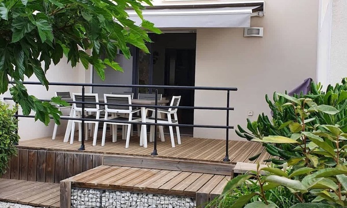 Serignan Casa | Villa Bianca A 500m de la plage pavillon