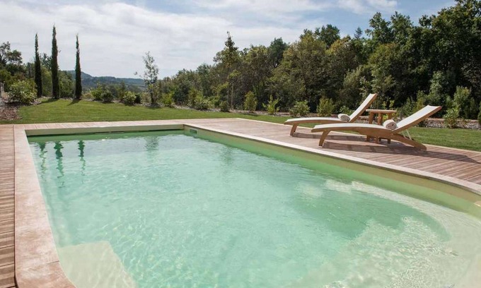 Castelnau-de-Montmiral Villa | Villa muy privada de 4 dormitorios con piscina y jardín