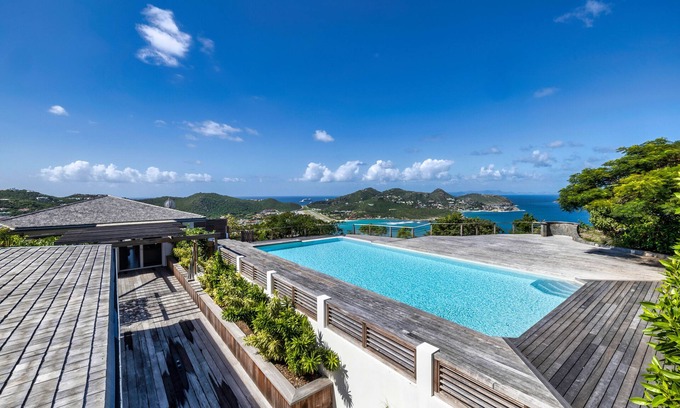 Morne Criquet Villa | Villa 'Coco de Mer' Fabulosas vistas de St Jean Bay y Eden Rock