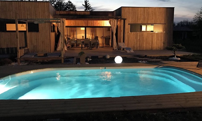 Saint-Morillon Villa | Villa Contemporaine en Bois d